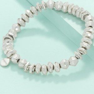 Stella & Dot Nicholette Stretch Bracelet - Silver